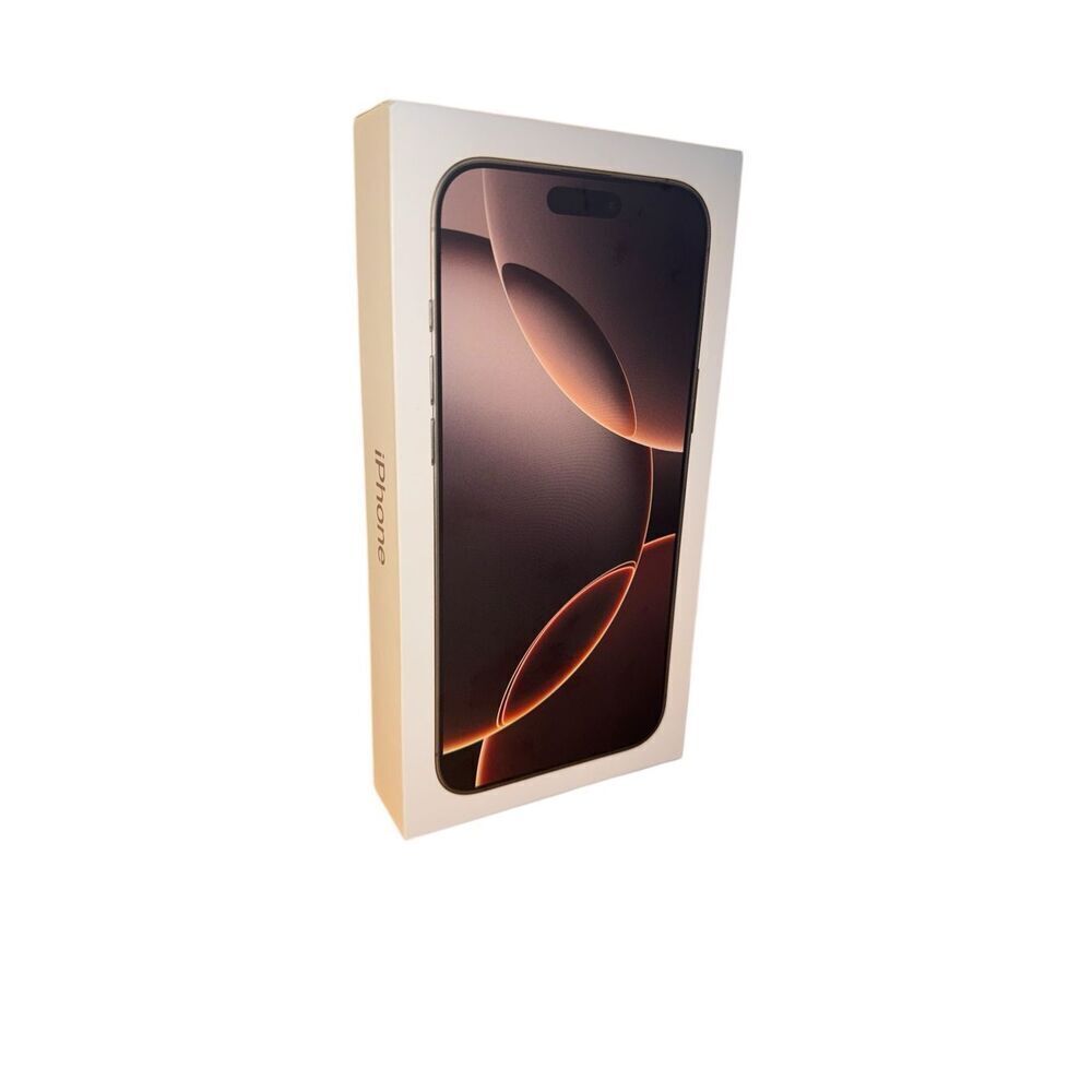 Apple iPhone 16 Pro Max Desert Titanium EMPTY BOX Only Storage Organization